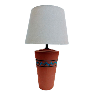 Lampa w stylu Etno, terakota